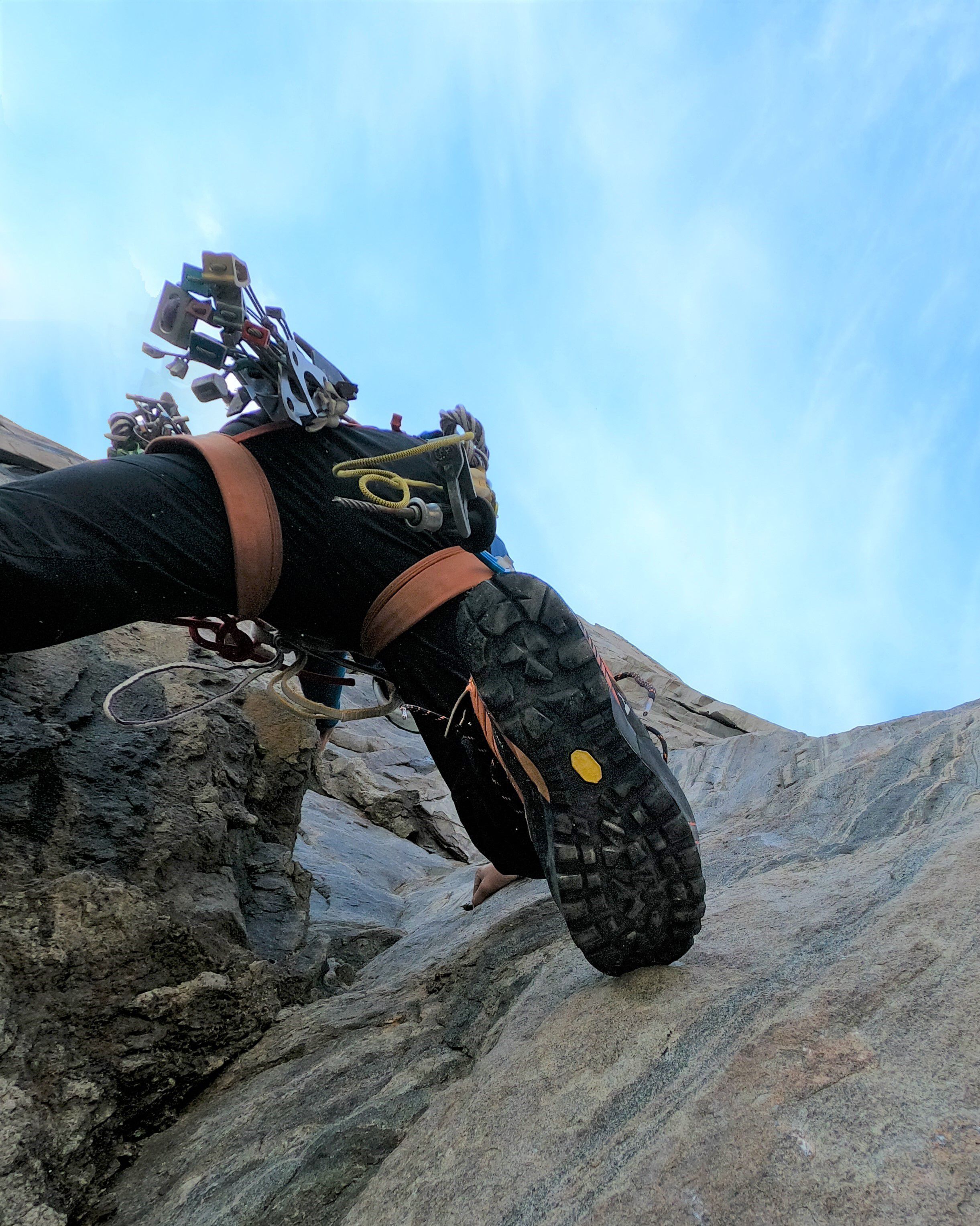 Hervé Barmasse climbing Matterhorn Img1